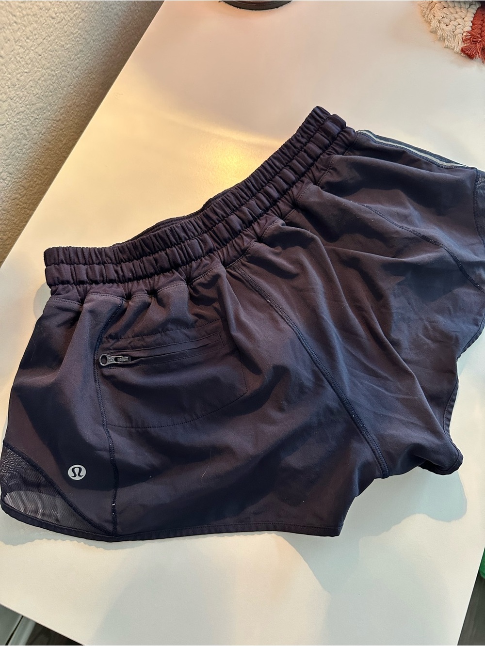 lululemon athletica Dark Navy Athletic Running Shorts